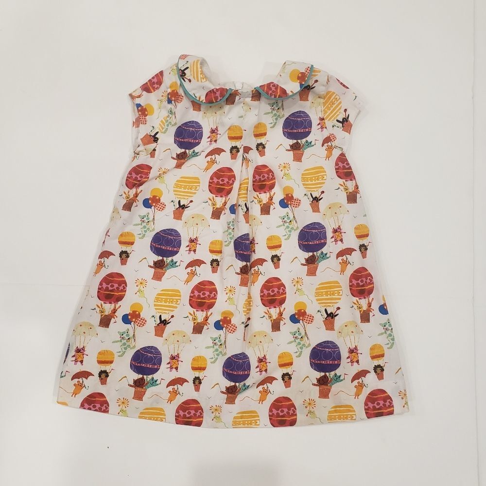 Jim Thompson Hot Air Balloon Animal Print Dress size 3Y